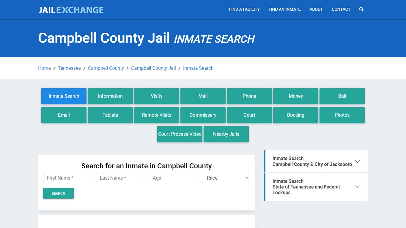 Campbell County Jail, TN Inmate Search: Roster & Mugshots - Jail Exchange